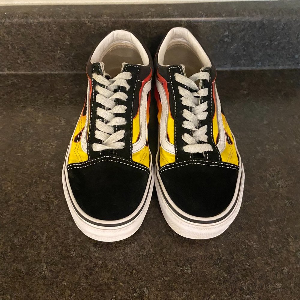 Vans Old Skool 'Flames' - Size 6.5 - Picture 9 of 9